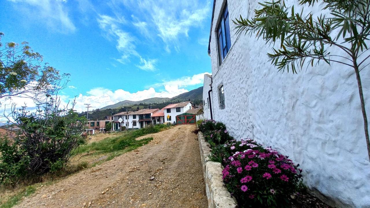 Hospedaje Y Camping Del Rio Monguí Eksteriør bilde