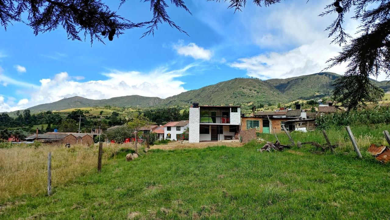 Hospedaje Y Camping Del Rio Monguí Eksteriør bilde